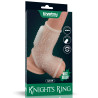 LoveToy Knights Ring Gaine de pénis Vibrante avec Ballstretcher Knights Ring Best Drip 10cm